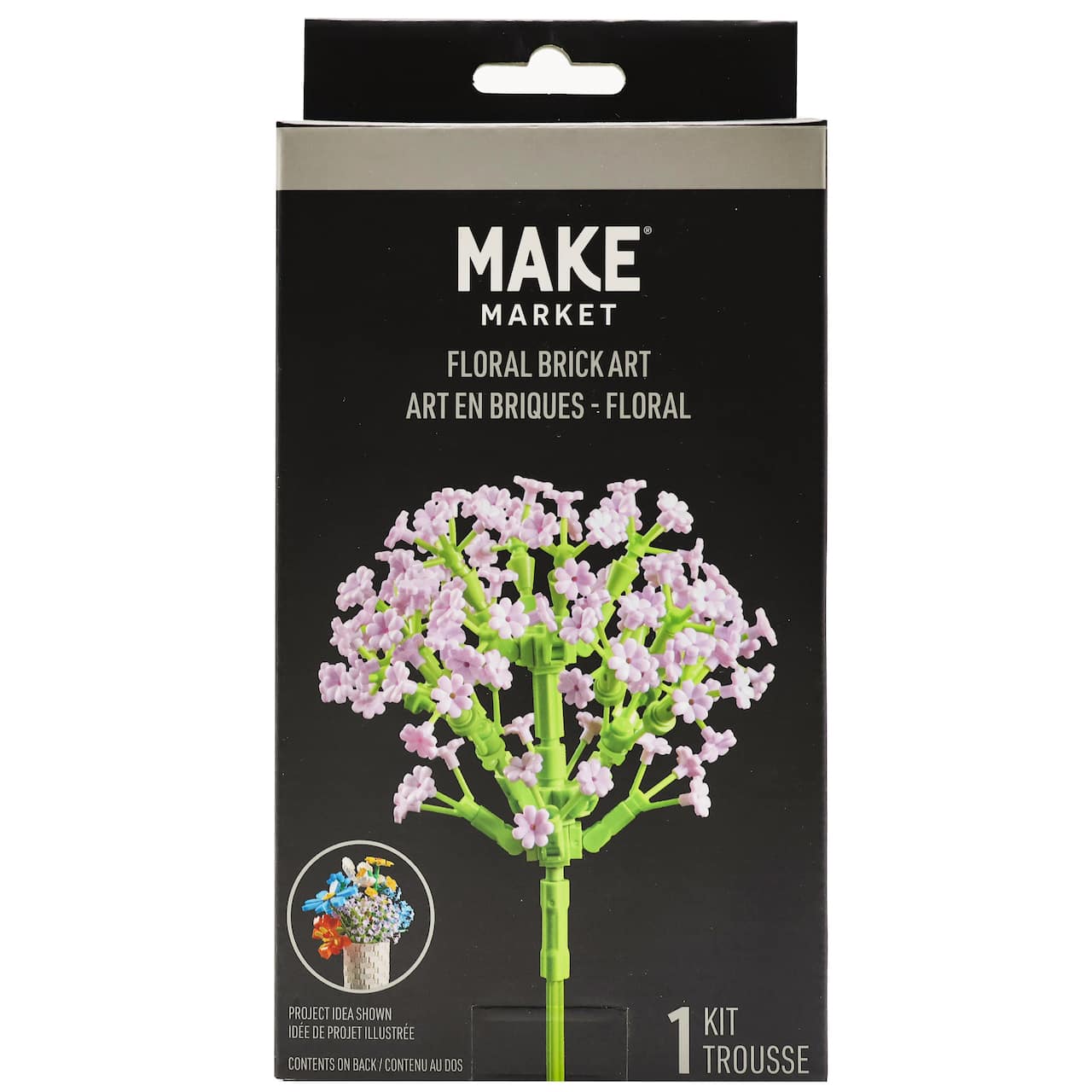 Baby's Breath Floral Brick Art Kit by Make Market